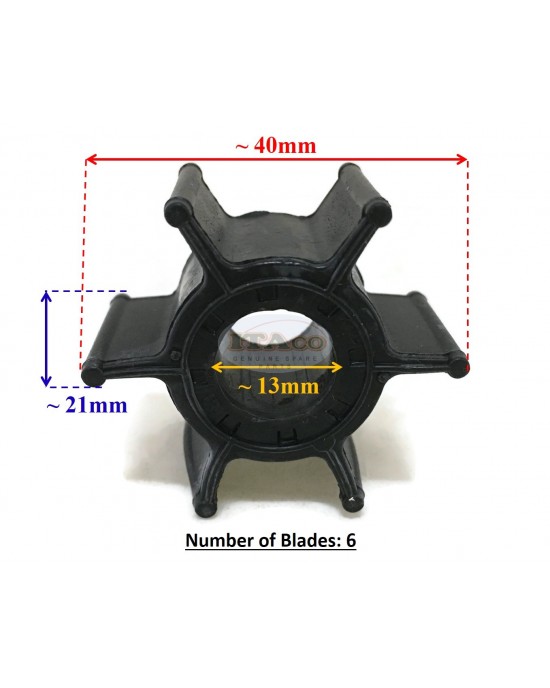 Boat Motor Water Pump Impeller 47-84027M For Mercury Mariner Mercrusier Outboard 9.9 - 15HP Engine