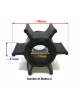 Boat Motor 682-44352-03 00 Water Pump Impeller for Yamaha Mercury Outboard F9 9.9HP 15HP 47-96619M 47-84027M T 18-3074 Engine