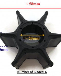 Boat Motor Water Pump Impeller 688-44352-03 T85-04000300 For Yamaha Outboard Sierra 18-3070 70HP - 90HP 115TJ 200TJ Boat Engine