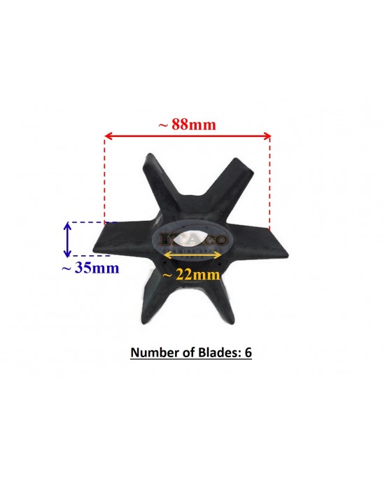 Boat Motor 6CE-44352-00 Water Pump Impeller for Yamaha Outboard F225 F250 F300 HP 4 stroke Motor Engine Boat Motor 6CE-44352-00 Water Pump Impeller for Yamaha Outboard F225 F250 F300 HP 4 stroke Motor Engine