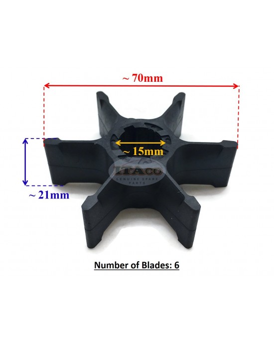 OEM Original Made in Japan OEM Water Pump Impeller 6F5-44352-00 6F5-44352-01 676-44352 T36-03000200 for Yamaha Parsun Outboard C 40 40HP Sierra 18-3088 Mercury 47-99971 Outboard motor engine OEM Original Made in Japan OEM Water Pump Impeller 6F5-44352-00 6F5-44352-01 676-44352 T36-03000200 for Yamaha Parsun Outboard C 40 40HP Sierra 18-3088 Mercury 47-99971 Outboard motor engine