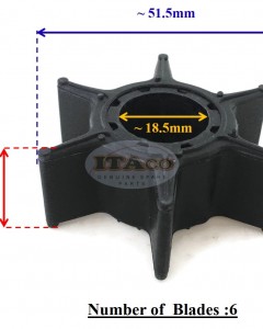 Boat Motor Sierra 18-3069 Mercury Quicksilver 47-97108M 47-81423M Outboard Water Pump Impeller 6H3-44352-00 Engine