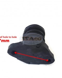 Boat Motor Absorber Bracket Mounting Mount Damper Front side 689-44516-00 T20-01000100 for Yamaha Parsun Hidea Powertec Outboard 20HP 25HP 30HP 2-stroke Engine