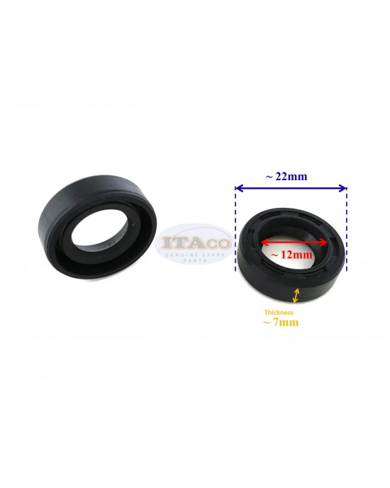 Boat Motor 2X S-Type Oil Seal 93101-13M12 13800 For Yamaha Outboard F 2.5HP 3HP 4HP 5HP 6HP Engine Boat Motor 2X S-Type Oil Seal 93101-13M12 13800 For Yamaha Outboard F 2.5HP 3HP 4HP 5HP 6HP Engine