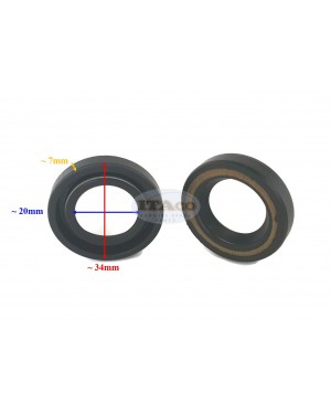 2x Boat Motor Oil Seal Seals S-Type 93101-20M07 20 x 34 x 7 For Yamaha Outboard C F 20HP 25HP 30HP 45HP 2/4 stroke repair kit Engine