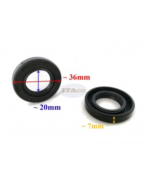 Boat Motor 2x Crankcase Oil Seal Seals 93101-20M29 20M24 For Yamaha Outboard 3HP - 15HP 2 stroke Engine