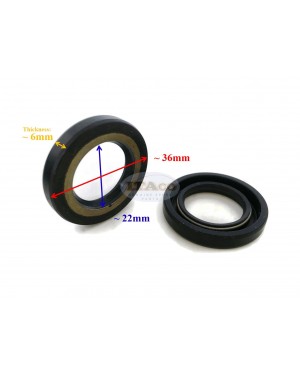 Boat Motor 2X Oil Seal Seals S-TYPE 93101-22067 22M00 For Yamaha Outboard Marine Diesel MU-1 6A5 2-stroke Engine