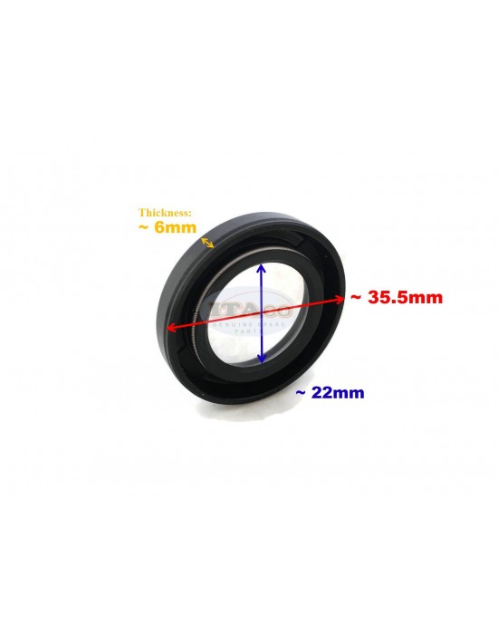 Boat Motor Drive Shaft Oil Seal 93101-22M60 F25-04010003 Yamaha Parsun Outboard 25HP - 40HP 2/4-stroke Engine