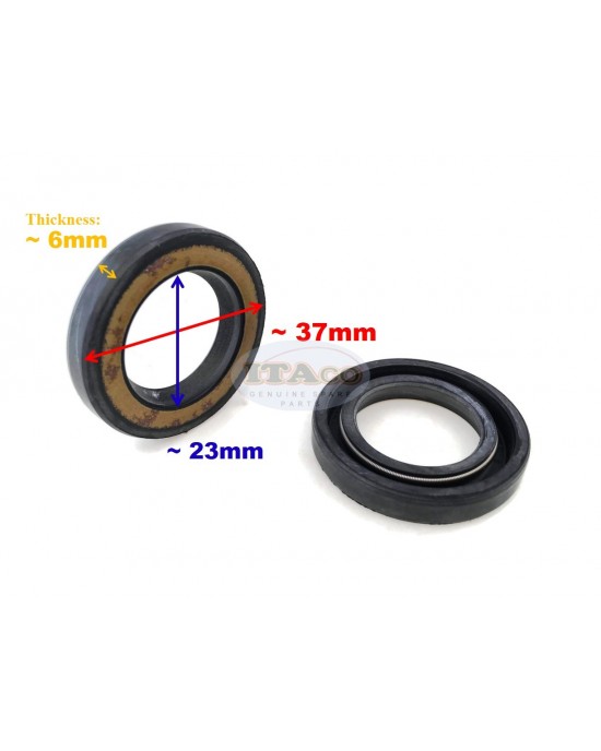 2x Boat Motor Oil Seal Seals S-type 93101-23070 23x37x6 For Yamaha Outboard F 25HP - 70HP 40HP 30HP 2/4-stroke Engine