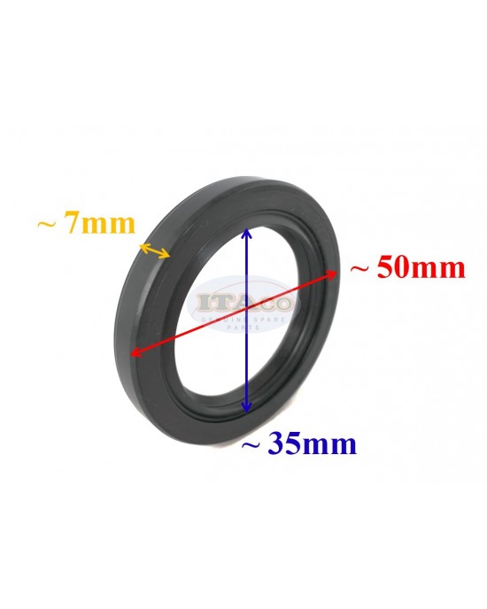 Boat Outboard Motor Oil Seal 93102-35M18 T40-05040008 35x50x7 For Yamaha Parsun Outboard K40 J E40G 40X 40HP 2T 40HP Marine Diesel MU-1 MU-2 MU-20 Engine Boat Outboard Motor Oil Seal 93102-35M18 T40-05040008 35x50x7 For Yamaha Parsun Outboard K40 J E40G 40X 40HP 2T 40HP Marine Diesel MU-1 MU-2 MU-20 Engine
