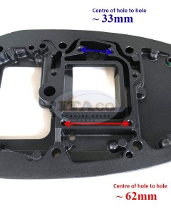 Boat Motor Guide Manifold Exhaust Exh 6B4-41137-00 5B CA For Yamaha Outboard 9.9HP 15HP 2 stroke Engine