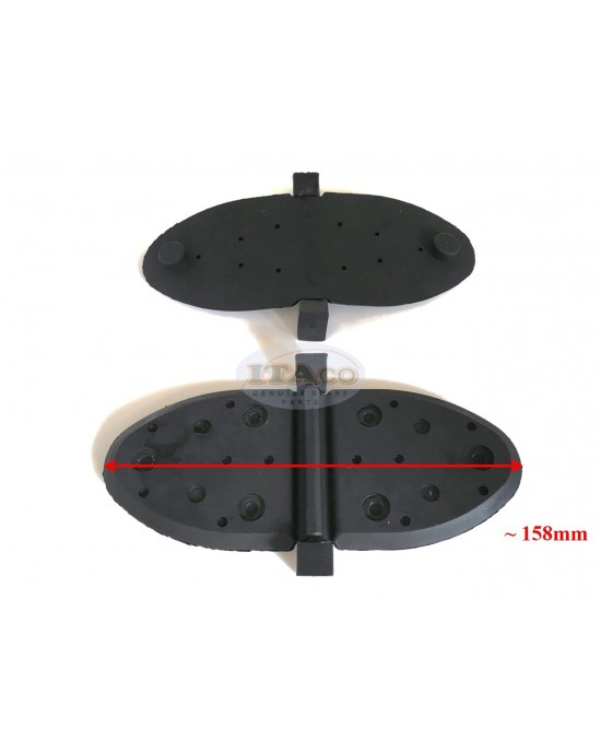Set of 2 - Water Shutter Flappers kit Bushings replace Mercruiser Mercury Quicksilver Outboard V8 and V6 807166A1 525-807166A1 engines 1998 and newer