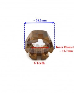 Boat Motor 90171-14013-00 Propeller Prop Castle Nut for Yamaha Parsun Outboard 20-45HP 2/4-stroke Engine