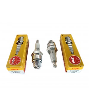 2X Boat Motor Genuine Made in Japan OEM Spark Plug 94701-00217 94702-00217 for Yamaha Outboard NGK (2129) B7HS10 Suzuki Mercury Mercruiser Engine