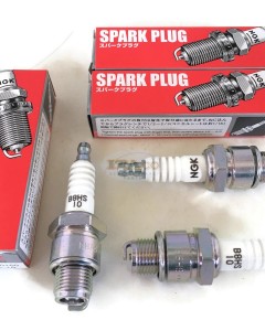 3 pcs Boat Motor Genuine Made in Japan OEM Spark Plug 94701-00160 5126 for Yamaha Suzuki Mercruiser Outboard NGK B8HS10 B8HS-10 Toyota Denso Bosch Engine