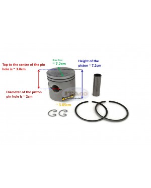 Boat Motor For Yamaha Motorcycle SJ560 WR WJ 500 Engine 6K8-11631 Piston Assy Set Kit w/ Ring Set