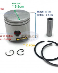Boat Motor Sierra Marine Outboard 18-4135 Mercury Quicksilver 761-7982 Piston Assy Ring Set 56MM STD Marine Engine