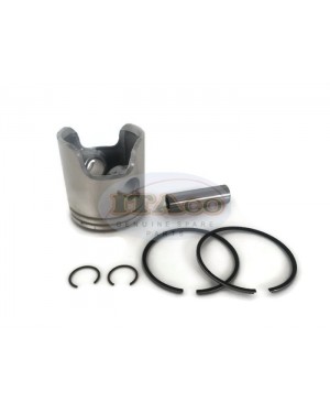 Boat Motor Piston Kit Ring Set Pin & Clip 6H4-11631 00 01 95 11630 18-4144 for Yamaha Sierra Outboard 3 Cyl 40HP 50HP 67MM 2-stroke 2 rings Engine