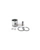 Boat Motor Piston Assy Ring Set 6L5-11631-00 for Yamaha Outboard 3HP 3S 3G 3M 3L 46MM STD 2 stroke Engine