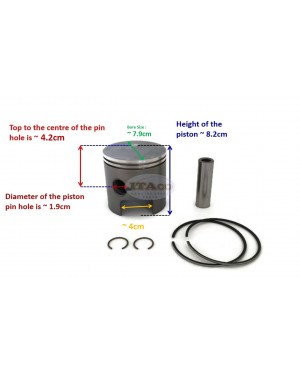 Boat Motor 12110-94400 DT35 DT40 35HP 40HP Piston Assy Ring Set For Suzuki Outboard Sierra 18-40110 2stroke Engine