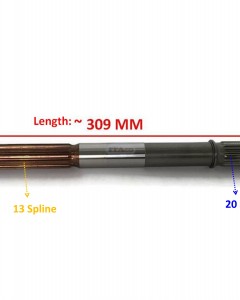 Boat Motor Propeller Shaft Prop Lower 679-45611-01 00 T36-03000401 for Yamaha Parsun Makara Outboard2/4-stroke Engine