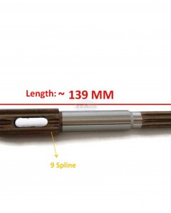 Boat Motor Propeller Shaft Prop 6E0-45611-01 00 6EO-45611 F4-03030001 For Yamaha Parsun Makara Outboard F 4HP 5HP 2/4-stroke Marine Engine