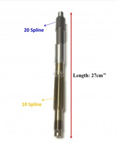 Boat Motor F25-04060001 Propeller Shaft for Parsun Makara Outboard Engine F20 F25 Motor 4 stroke Engine