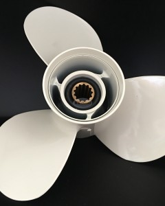 Boat Engine Aluminum Alloy Propeller 663-45945-00-EL for Yamaha 40HP - 55HP Outboard Motors 69W-45945-00-00 11.125x13 11 1/8 x 13" 6H5-45945-00-00 EL 01 02