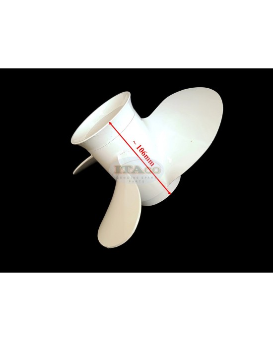 Boat Motor Aluminium Propeller Assy 683-45952-00-J EL For Yamaha Parsun Makara Outboard 13.5HP F8HP 15HP 9.9HP 3 9 1/4 x 9 3/4 2/4-stroke Engine