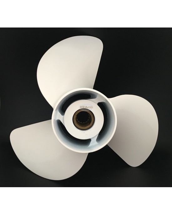 Boat Motor 6E5-45947-00-EL Aluminum Alloy Propeller 13 1/2x15-K for Yamaha 60HP 70HP 75HP 80HP 85HP 90HP 115HP 130HP Outboard