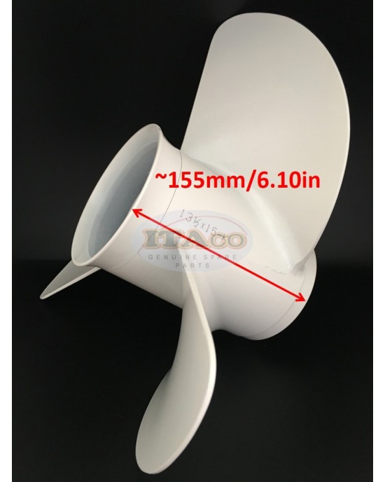 Boat Motor Aluminium Propeller for Yamaha Outboard 100HP 115HP 130HP 6E5-45947-00-EL 3X13 1/2x15 " P 2 stroke Engine Boat Motor Aluminium Propeller for Yamaha Outboard 100HP 115HP 130HP 6E5-45947-00-EL 3X13 1/2x15 " P 2 stroke Engine