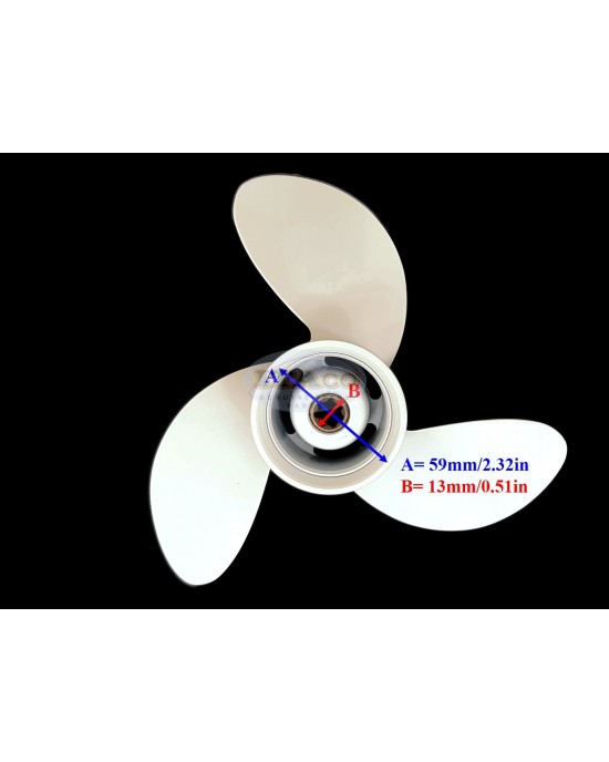 Boat Motor Aluminum Propeller 8 1/2x8 1/2 -N 6G1-45941-00-EL 6G1-45941-00-00 for Yamaha 6hp 8hp 9.9hp F6 F8 F9.9 Boat Engine 8.5x8.5 Boat Motor Aluminum Propeller 8 1/2x8 1/2 -N 6G1-45941-00-EL 6G1-45941-00-00 for Yamaha 6hp 8hp 9.9hp F6 F8 F9.9 Boat Engine 8.5x8.5