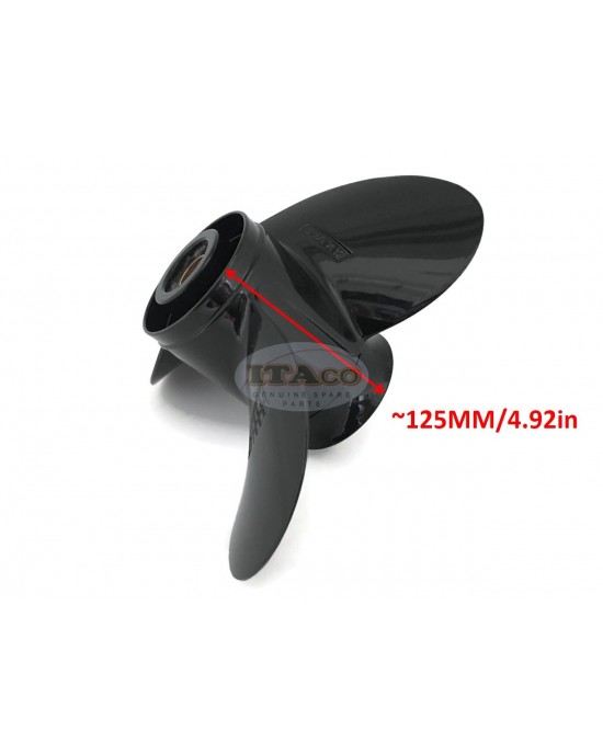 Boat Motor Propeller Aluminium Alloy for Suzuki Outboard 58100-96430 91L00 DT DF 20HP - 65HP 10 1/4 x 12" 2/4 stroke Engine