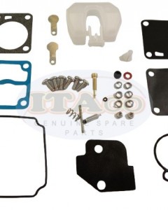 Boat Motor 3G2-87122- 0 1 3G2871220M 803826A1 Carburetor Carb Repair Kit for Tohatsu Nissan Outboard M NS 2.5/3.5A, 9.9HP, 15HP, 18HP 2-Stroke engine