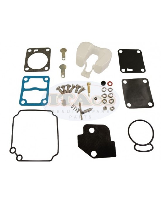 Boat Motor 309-87122-0 309871220M 855546A2 Carburetor Carb Repair Kit for Tohatsu Nissan Outboard M NS 2.5/3.5A, 9.9HP, 15HP, 18HP 2-Stroke engine