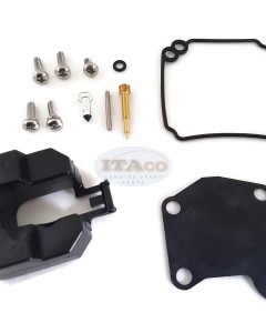 Boat Motor 63V-W0093-00 63V-W0093-01 47-7058 Carburetor Carb Repair Kit for Yamaha Outboard 9.9HP 15HP 2-Stroke engine