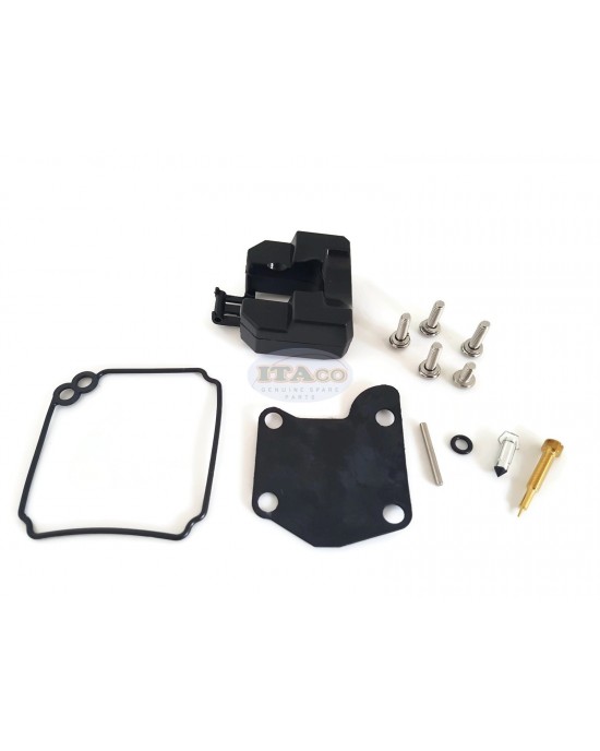 Boat Motor 47-7058 63V-W0093 Carburetor Carb Repair Kit for Mercury Mariner Mercruiser Quicksilver Yamaha Outboard 9.9HP - 15HP 2 Stroke Engine