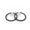 2 pcs Boat Motor Piston Ring Rings Set 350-00011 803678A1 For Tohatsu Nissan Mercury Quicksilver Outboard NS M 18HP 60MM STD 2-stroke Marine Engine
