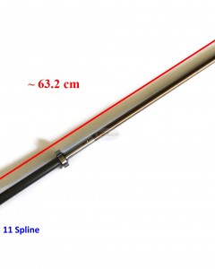 Boat Motor Drive Shaft short 57100-93912 57100-90L10 Driveshaft Transmission for Suzuki Outboard DT DF 15HP 9.9HP 2/4 stroke Engine