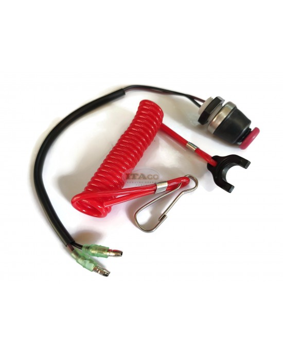 Boat Motor 353-06820-0 1 398-06830 Stop Switch Assy Lanyard compatible Nissan Tohatsu Mercury Outboard 2/4-stroke Boat Motor 353-06820-0 1 398-06830 Stop Switch Assy Lanyard compatible Nissan Tohatsu Mercury Outboard 2/4-stroke