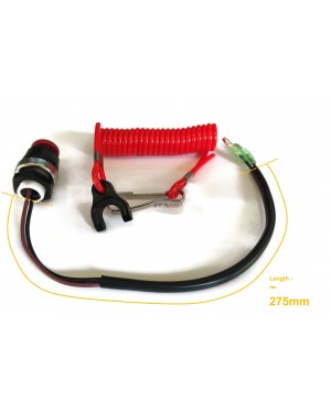 Boat Motor 353-06820-0 1 398-06830 Stop Switch Assy Lanyard compatible Nissan Tohatsu Mercury Outboard 2/4-stroke