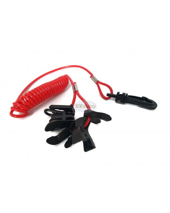 Boat Outboard Motor Kill Switch 7 Keys Set Lanyard For Yamaha Suzuki Tohatsu Honda Nissan Outboard Engine