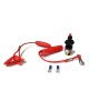 Boat Motor Emergency Cut-Off Switch w/Coiled Lanyard for Johnson Evinrude OMC Outboard 12V Rating 12V DC 10A/450V DC 400ma 2/4 stroke Engine