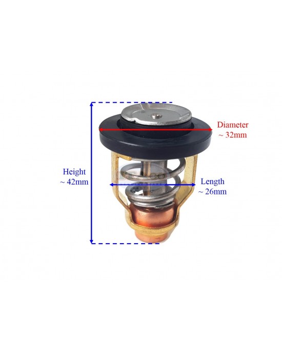 Boat Motor 67F-12411-01-00 6CB-12411 Thermostat 60C For Yamaha Outboard F 75 - 150 hp Sierra 18-3632 Waverunner Sterndrive Marine Boat Parts Boat Motor 67F-12411-01-00 6CB-12411 Thermostat 60C For Yamaha Outboard F 75 - 150 hp Sierra 18-3632 Waverunner Sterndrive Marine Boat Parts