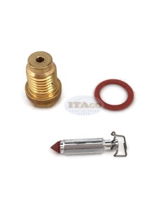 Boat Motor 6F5-14390-20 21 12 Needle Valve Seat Assy for Yamaha Outboard E40G E40J 40HP 2 stroke Engine