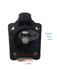 Boat Motor Housing Water Pump Case 369-65016-0 M 46-16156 For Tohatsu Nissan Mercury Mercruiser Quicksilver Outboard 4HP 5HP M NS F 2/4-stroke Motor Engine