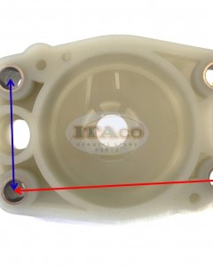 Boat Motor 676-44311-00 Water Pump Housing for Yamaha Outboard C40 40HP 2-Stroke 91-97 Boat Engine