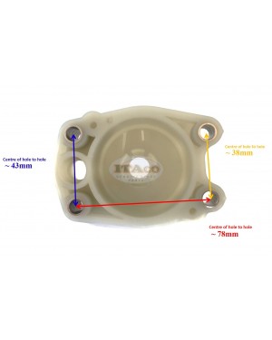 Boat Motor 676-44311-00 Water Pump Housing for Yamaha Outboard C40 40HP 2-Stroke 91-97 Boat Engine