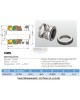 Mechanical Water Pump Seal WIN 1 1/4" 31.75MM Blower Diving Circulating TS560A Rotary Ring Plastic Carbon SiC TC Spring Stationary Ring Cermaic Seal CMS Engine Mechanical Water Pump Seal WIN 1 1/4" 31.75MM Blower Diving Circulating TS560A Rotary Ring Plastic Carbon SiC TC Spring Stationary Ring Cermaic Seal CMS Engine
