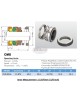 Mechanical Water Pump Seal WIN 5/8" 0.625 5/8 " Blower Diving Circulating TS560A Rotary Ring Plastic Carbon SiC TC Spring Stationary Ring Cermaic Seal CMS Engine Mechanical Water Pump Seal WIN 5/8" 0.625 5/8 " Blower Diving Circulating TS560A Rotary Ring Plastic Carbon SiC TC Spring Stationary Ring Cermaic Seal CMS Engine